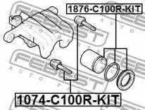 Ремкомплект суппорта OPEL Antara (07-) заднего FEBEST 1074-C100R-KIT FEBEST