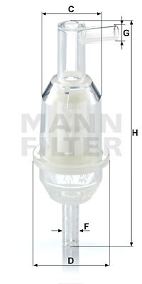 Фильтр топливный WK31/5(10) WK 31-5 (10) MANN FILTER