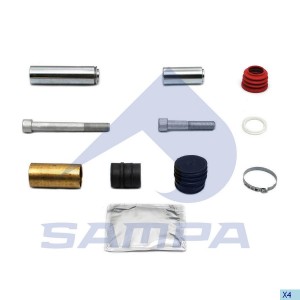 РМК суппорта KNORR SB6/7. Направляющие, болты…, 10 деталей. Аналог о.н. ?K000132 095.649 SAMPA