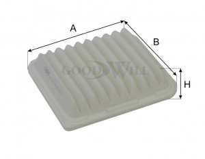 Фильтр воздушный AG427ECO AG 427 ECO GOODWILL