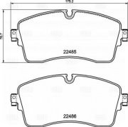 Колодки торм. для а/м Land Rover Discovery Sport (14-) диск. перед. R18 (PF 4351 PF4351 TRIALLI