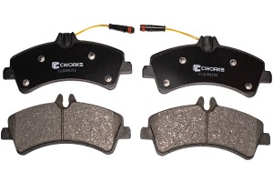 Тормозные колодки задние, Low Metallic C12CR0152 C12CR0152 CWORKS