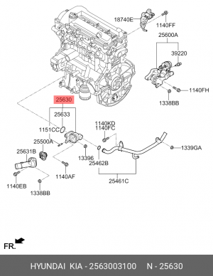 Деталь 2563003100 HYUNDAI KIA