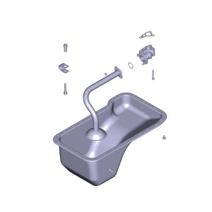 Картер масляный дв. 534 ЯМЗ (без отв. под подогреватель) 5344.1009010 YAMZ