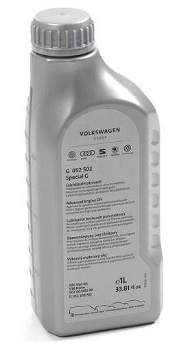 Масло моторное синтетическое VAG Special G 5W-40 1л GS55502M2 GS55502M2 VAG