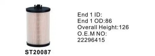 Фильтр топливный ST20087 STAL ST20087 STAL