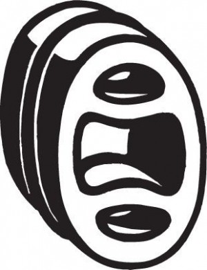 Кронштейн OPEL Corsa B (96-00) крепления глушителя BOSAL 255-041 BOSAL