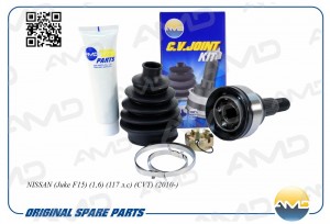 ШРУС наружный (T29/T22) без кольца ABS NISSAN Juke F15, 1,6, 117 л.с, CVT, 2010- AMD.SH216 AMD