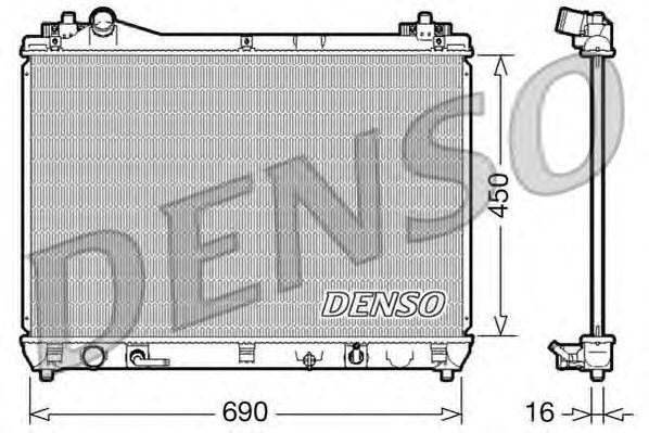 Радиатор [690x450] DRM47017 DENSO
