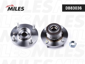 Ступица колеса передняя с подшипником MITSUBISHI COLT VI/SMART FORFOUR 04- (SKF  DB83036 MILES