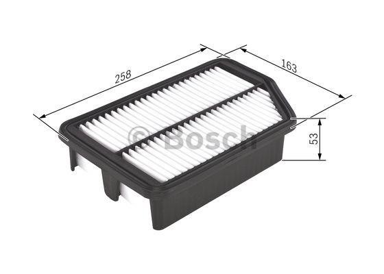 Фильтр воздушный HYUNDAI ix35 (10-),Tucson (10-) KIA Sportage (10-) BOSCH F 026 400 228 BOSCH