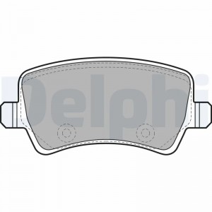 LP2008 колодки дисковые з.\ Ford Mondeo/S-max, Volvo S80 1.6-4.4/D 06> LP2008 DELPHI