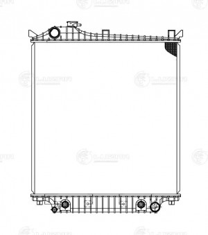 Радиатор охл. для а/м Ford Explorer (06-) 4.0/4.6i LRc1085 LRC1085 LUZAR