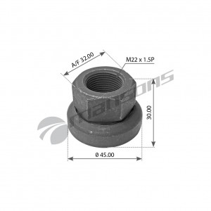 гайка! колесная М22x1.5 H=30 SW32 не клиновая \FRL WN309 MANSONS