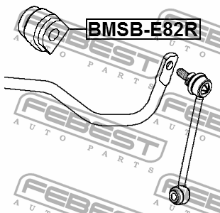 Втулка стабилизатора задняя D11 BMW 3 E90/E91 2004-2012 BMSB-E82R BMSB-E82R FEBEST