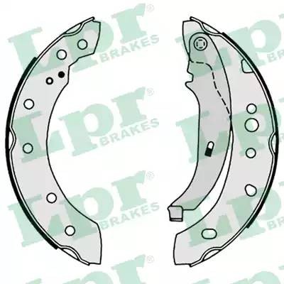 Комплект тормозных колодок 08680 08680 LPR
