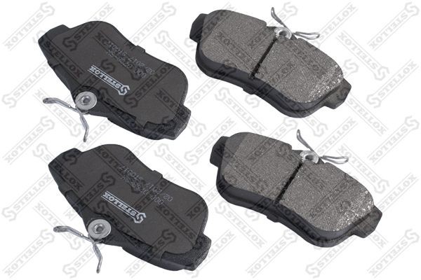 колодки дисковые задние! с антискрип. пл.\ Peugeot Expert 2.0i/1.6HDi/2.0HDi 07> 000-078B-SX STELLOX