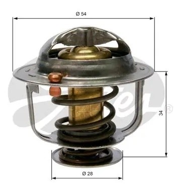 Термостат HONDA Civic (05-) GATES TH31782G1 GATES