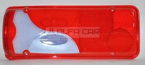 Рассеиватель MAN TGA фонаря заднего левого (синее стекло) ALFA CAR AC81252296059 ALFA CAR