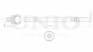 Тяга рулевая SSP-30026 UNIO