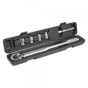 Ключ динамометрический 1/2 40-210Нм в кейсе, набор 5 пр (головки 14,17,19,24 удл ATBN010 AIRLINE