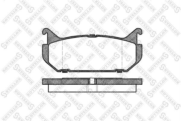 416 00=FDB869 !колодки дисковые з.\ Mazda 626 1.8-2.5/2.0D 92-98/Xedos6 1.6/2.0  427-000-SX STELLOX
