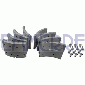 Накладки тормозные 19574 стандарт с заклепками AC1653 EMMERRE