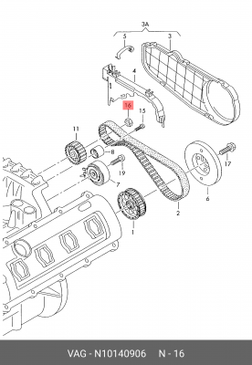 M14X1.5 М14*1,5 N 101 409 06 VAG