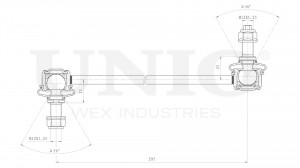 Стойка стабилизатора передняя SSP-50282 UNIO
