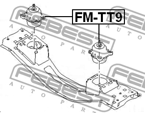 Опора двигателя FM-TT9 FM-TT9 FEBEST