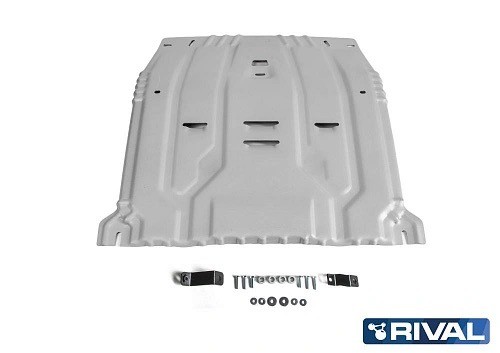 Защита картера и КПП HYUNDAI Santa Fe (18-),Tucson (15) KIA Sportage (16-) алюм. 333.2375.1 RIVAL