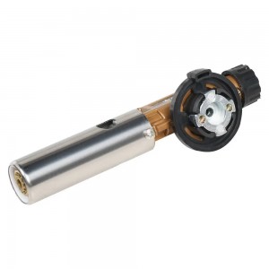 Горелка газовая с пьезоподжигом "AIRLINE" (под цанговый баллон, сопло D20*70 мм, ADGT012 AIRLINE