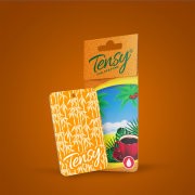 ароматизатор! TENSY (TA-08) подвесной, картон 'Кофе'\ TA08 TENSY