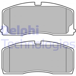 LP1717 колодки дисковые з.\ Opel Astra 1.8-2.2DT/Zafira 2.2i/DTi 01> LP1717 DELPHI
