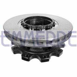 Ступица в сборе CF65/CF85/XF95/XF105 (С подшипником и тормозным диском 960213) 931918 EMMERRE