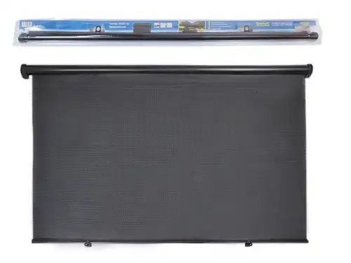 Шторка автомобильная для заднего стекла 100х57см ролик черная сетка DOLLEX SD779 DOLLEX