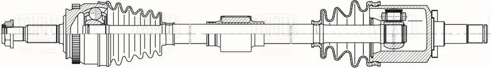 Привод Лада Vesta NG Cross (23-) 1.6i КПП 2180 (перед. прав.) (AR 863) AR 863 TRIALLI