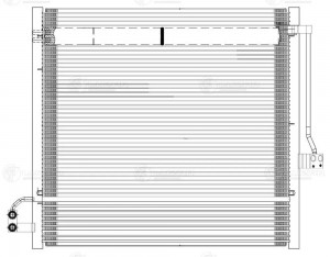 Радиатор кондиц. с ресивером для а/м Mercedes-Benz ML (W166) (11-)/GL (X166) (12 LRAC15165 LUZAR