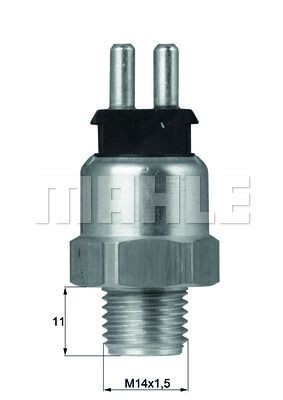 Термостат ALFA ROMEO Mito (08-) FIAT 500 (07-),Bravo 2 (07-),Doblo (05-) (88град TI 144 88 MAHLE KNECHT