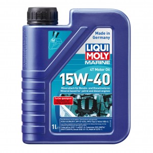 Масло моторное для 4-х тактных двигателей лодок LIQUI MOLY MARINE MOTOROIL 15W40 25015 LIQUI MOLY