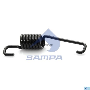 Пружина BPW полуприцепа колодок стяжная (105х21х4.0) SAMPA 070.119 SAMPA