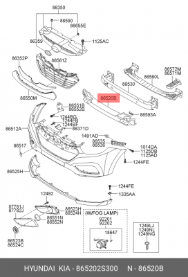HYUNDAI IX35/TUCSON (2010-2015) 865202S300 HYUNDAI KIA
