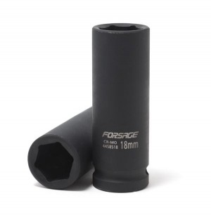 Головка торц ударная 1/2" DR 30мм 6-гр удлиненная /FORSAGE/ F4458530 FORSAGE TOOLS
