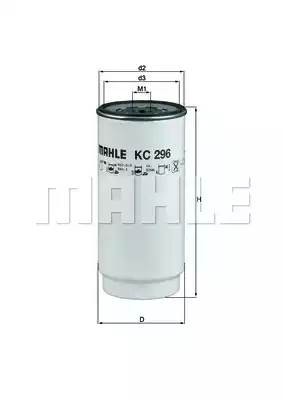 Фильтр топливный сепаратора KC296D MAHLE KNECHT