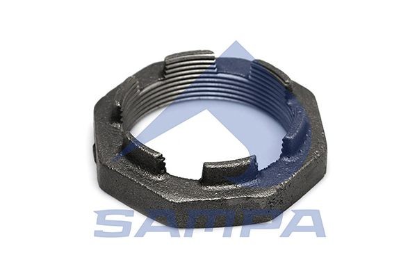 Гайка SCANIA 2,3,4,P,R,T series ступицы передней корончатая (M60х2мм, h=20мм,SW8 040169 SAMPA
