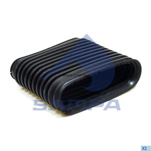 Патрубок VOLVO воздухозаборника (гофра до фильтра) SAMPA 030278 SAMPA