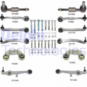 Рычаг подвески VW Passat B5 AUDI A4,A6,A8 передней нижний задний правый DELPHI TC1900KIT DELPHI