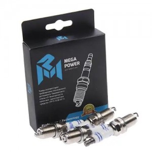 Свеча зажигания VW AUDI SEAT SKODA (04-) (1.8/2.0 TSI/TFSI) (4шт.) MEGAPOWER 37031119 MEGA POWER