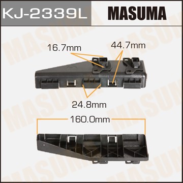 кронштейн зад. бампера! левый\ Toyota Corolla 00-07 KJ2339L MASUMA