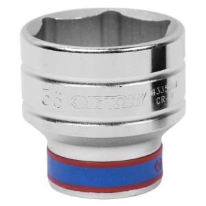 головка торцевая! стандартная шестигранная 1/2', 36 мм\ 433536M KING TONY